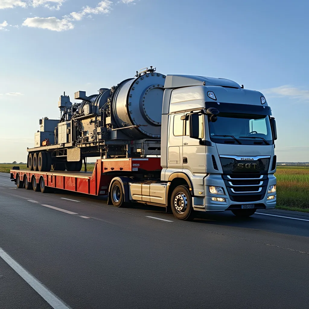 Transport maszyn przemysłowych